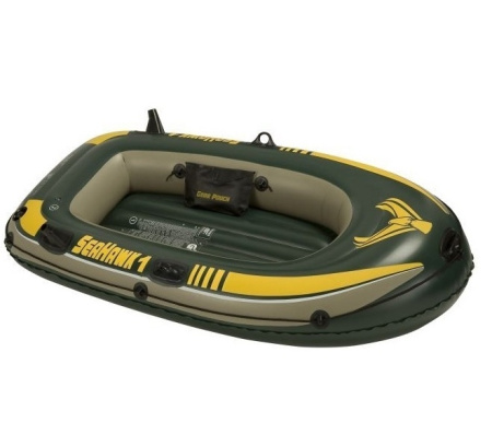 фото Лодка надувная 68345 SEAHAWK  100, Intex, одноместная (193х108х38)