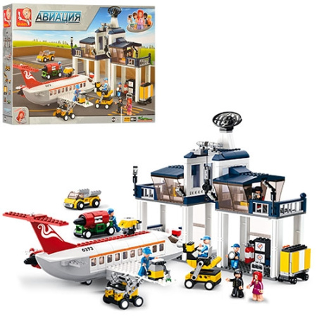 фото Детский конструктор SLUBAN M38-B0373 авиация аэропорт самолет