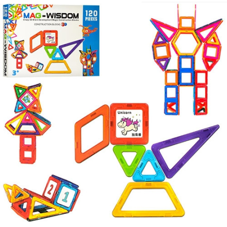 фото Конструктор магнитный KB04118 (120 деталей)