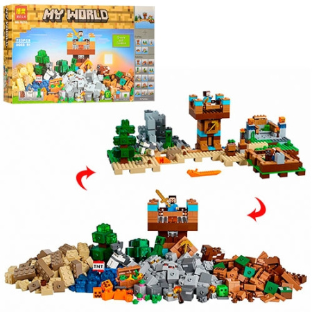 фото Конструктор BELA 10733 My World строение с фигурками (723 детали)