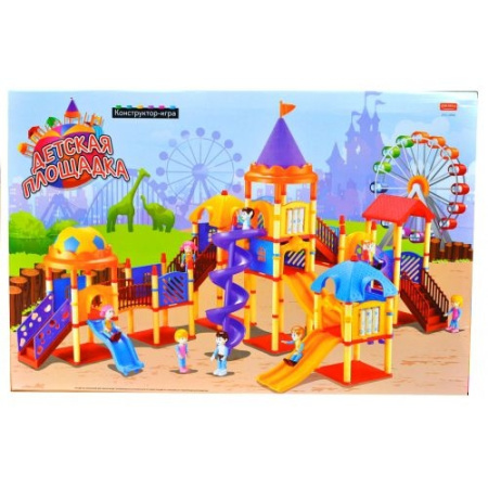 фото Игровой конструктор 0254 ZHORYA "Детская площадка" (205 деталей)
