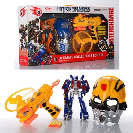 фото Игровой набор Трансформеры 4116 маска пистолет робот