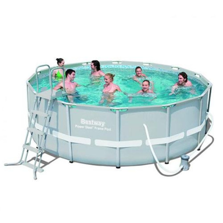 фото Бассейн каркасный Bestway 56478 (427-122 см) с фильтр-насосом