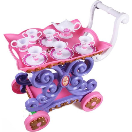 фото Игровая тележка 008-36 A с чайным сервизом