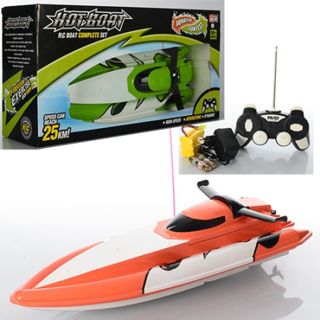 фото Катер на аккумуляторе с пультом M 2193 звук мотора (45 см)