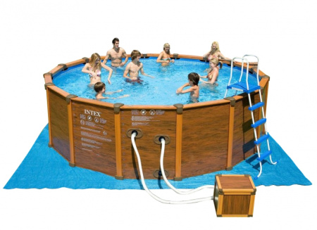 фото Красивый большой каркасный бассейн 54928 (478х124см)