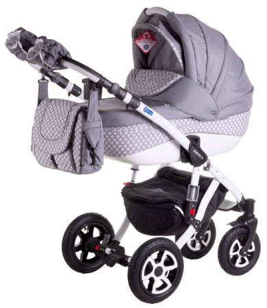 фото Коляска 2 в 1 Adamex Erika Len 354W 620264