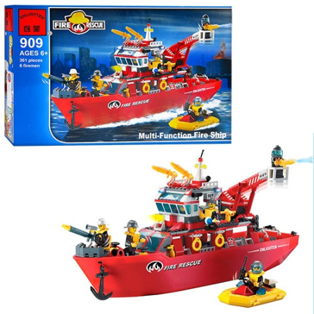 фото Конструктор для детей BRICK 909 пожарная тревога (361 деталь)