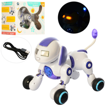 фото Интерактивная собака-робот для детей SF21573 реагирует на руку (25см)