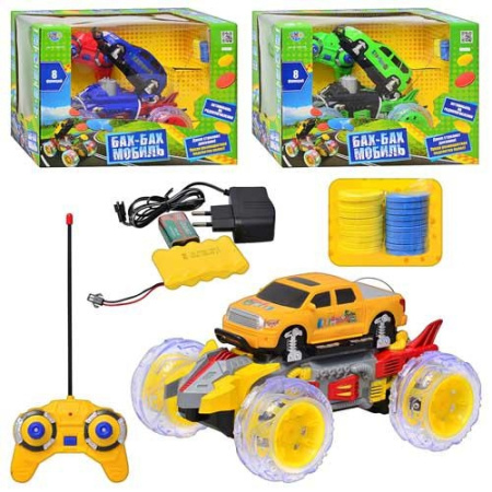 фото Джип на радиоуправлении M 1459 U/R стреляет дисками (3 цвета)