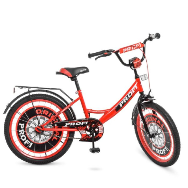 Велосипед для детей 20 дюймов Prof1 Y2046 Original boy (красно-черный)