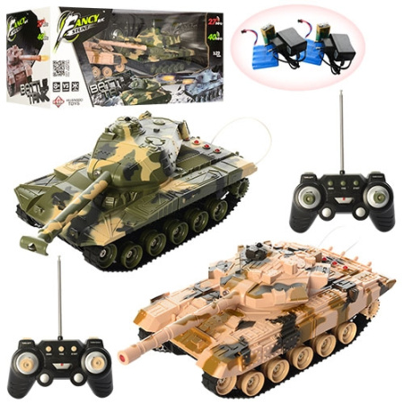 фото Набор танков на радиоуправлении HB-DZ03 поворот 360 градусов (26см)