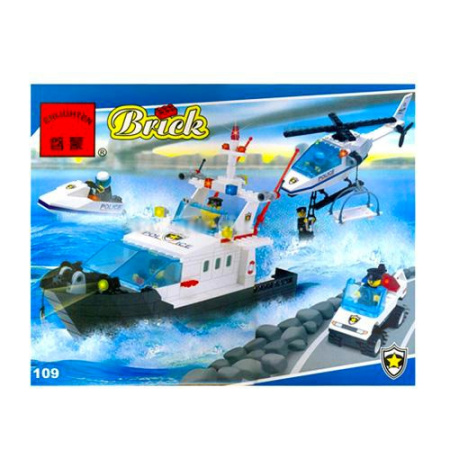фото Детский конструктор BRICK 109 / 208882 "Катер"
