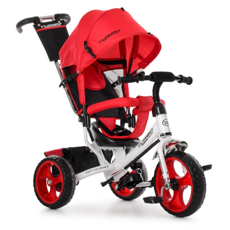 фото Колясочный велосипед TurboTrike M 3113-3 (красный)