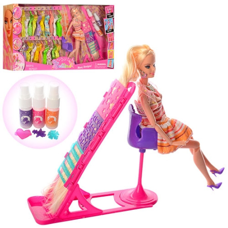 фото Кукла с нарядами и краской для волос 68033