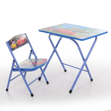 фото Складной столик для детей Тачки A319-MQ со стульчиком