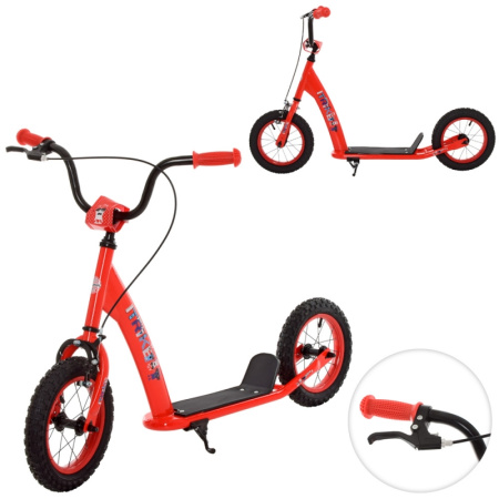 фото Взрослый самокат SR 2-042 с ручным тормозом (красный)