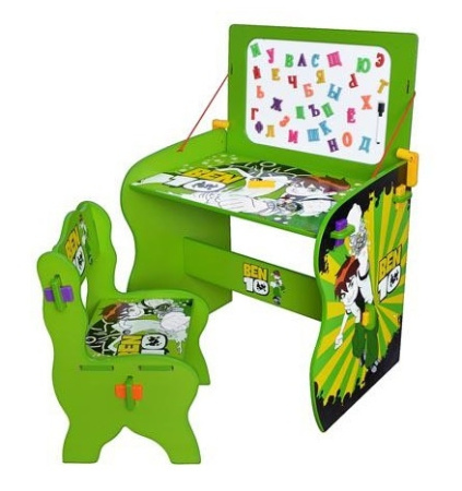 фото Детская парта М 0435 с мольбертом
