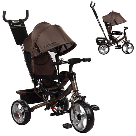 фото Колясочный велосипед TurboTrike M 3113-13 (шоколадный)