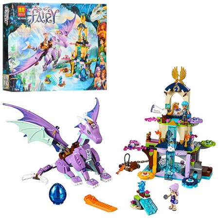 фото Конструктор для детей BELA 10549 эльф замок дракон (591 деталь)