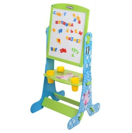 фото Детский двусторонний деревянный мольберт LT 00019 U-R Лунтик (русс., укр., англ.)