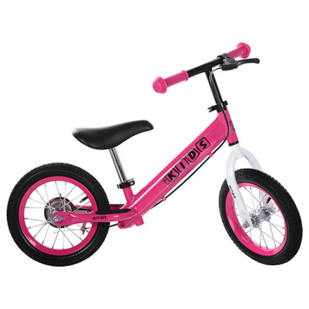 фото Беговел для детей 12 дюймов PROFI KIDS M 3440AB-7 резиновые колеса (розовый)