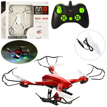 фото Квадрокоптер с радиоуправлением M-18 запасные лопасти 4 канала