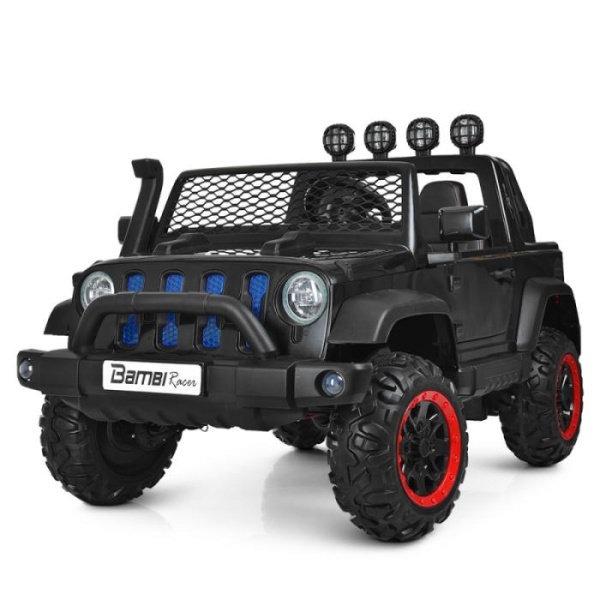 Детский полноприводный внедорожник Bambi M 4061EBLR-2 с радиоуправлением (черный)