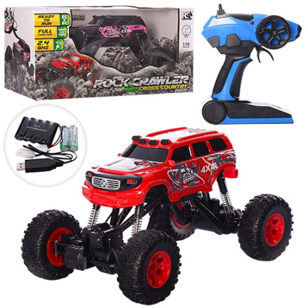 фото Джип с пультом управления 26713B резиновые колеса с амортизаторами (40 см)