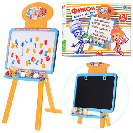 фото Детский двухсторонний напольный мольберт FX 0051 Фиксики (132дет.)