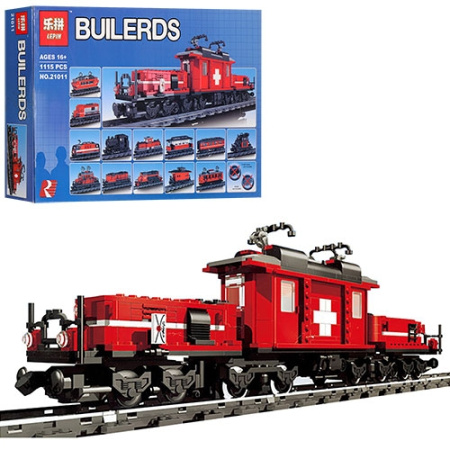 фото Конструктор для детей 21011 поезд (1115 деталей)