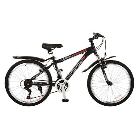 фото Скоростной спортивный велосипед 24 дюйма Profi Elite 24.2 (черный)