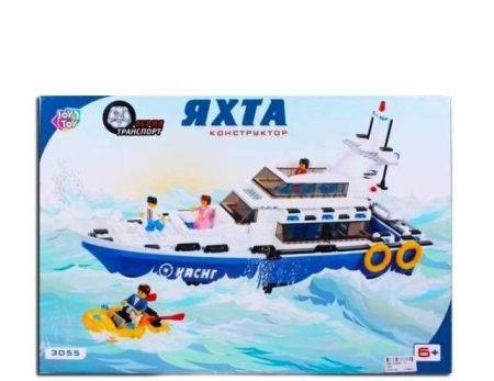 фото Конструктор 3055, JOY TOY "Яхта" (420 деталей)
