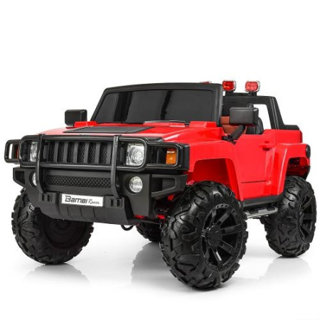 фото Детский джип Hummer Bambi M 3830EBLR-3 с кожаным сиденьем (красный) фото Детский джип Hummer Bambi M 3830EBLR-3 с кожаным сиденьем (красный)