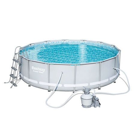 фото Каркасный бассейн Bestway 56644 с аксессуарами (427-107 см)