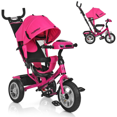 фото Детский трехколесный прогулочный велосипед ITRIKE M 3115-6HA (розовый)