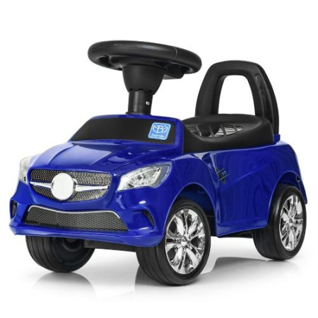 фото Детская каталка-машинка-толокар Bambi Mercedes M 3147C(MP3)-4 с музыкой MP-3 (синяя)