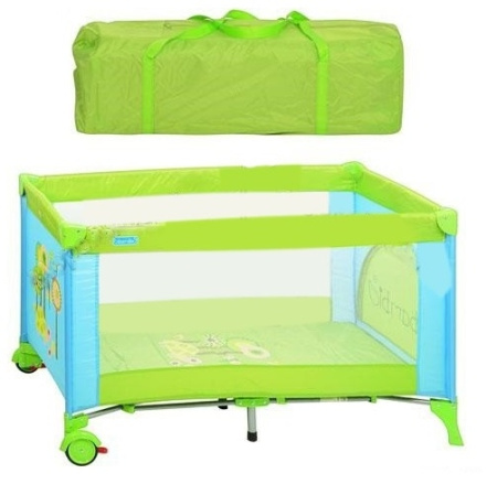 фото Детский манеж M 1601   зелено - голубой