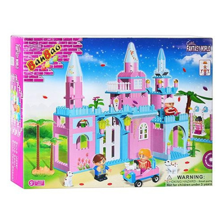 фото Конструктор BANBAO 8362  Семейный замок (500 деталей)