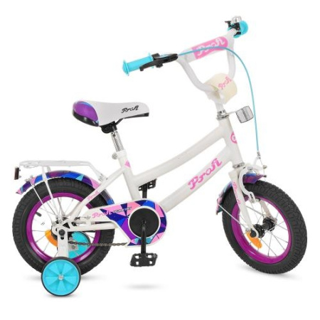 фото Детский велосипед 12 дюймов Profi Y12163 Geometry (белый)