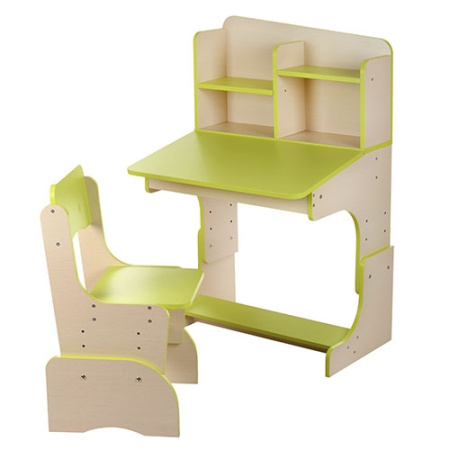 фото Детская парта растишка F 2071-5 регулируемая (эко-салатовая)