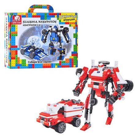 фото Конструктор S+S ES 80381 R/00610038 машинка-трансформер (247 деталей)