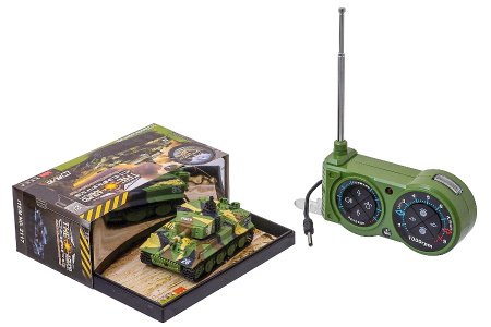 фото Танк микро р/у 1:72 Tiger со звуком (хаки зеленый)
