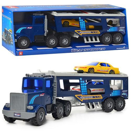 фото Инерционный трейлер Daesung DS 806 с машинками