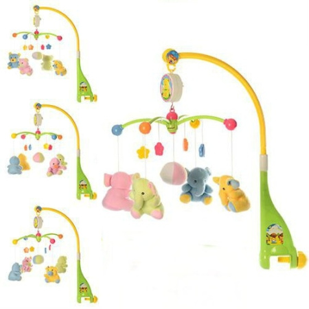 фото Заводная карусель 5202 ABCD на кроватку с подвесками