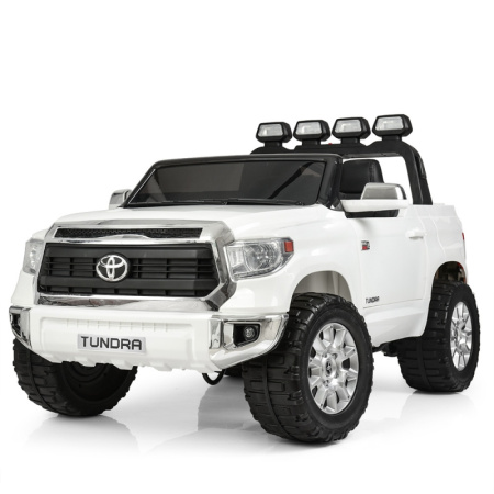 фото Детский электромобиль внедорожник Toyota Tundra JJ2255EBLR-1 кожаное сиденье (белый) фото Детский электромобиль внедорожник Toyota Tundra JJ2255EBLR-1 кожаное сиденье (белый)
