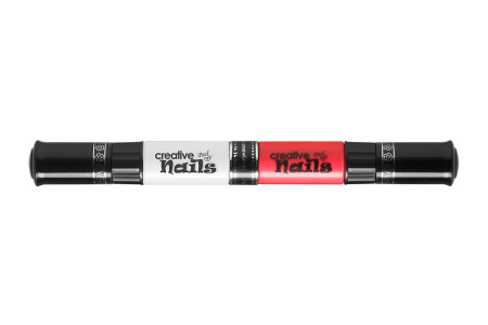 фото Детский лак-карандаш для ногтей Malinos Creative Nails на водной основе (2 цвета Белый + Малиновый)