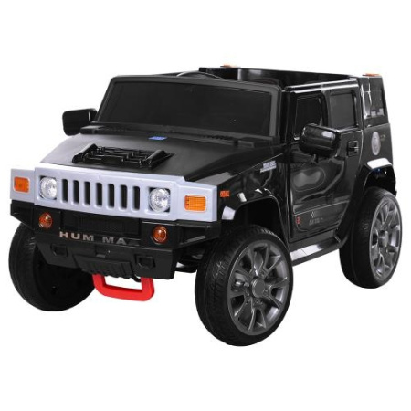 фото Детский джип Hummer M 3581EBLR-2 с кожаным сиденьем (черный)