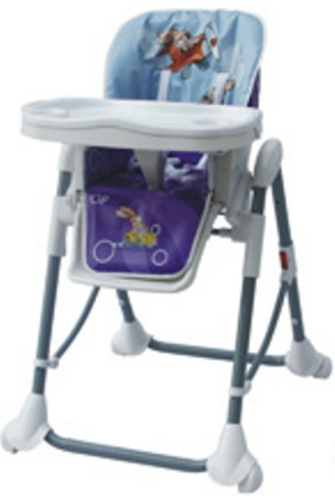 фото Детский стульчик для кормления HС 31-4 на колесиках