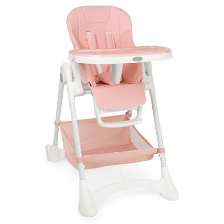 фото Стульчик для кормления Bambi M 3569-8 кожа (персиковый)